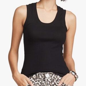 Free People FP Movement U Neck Tank Black Size Small